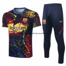 Nuevo Camiseta Entrenamiento Conjunto Completo Barcelona 20/21 Amarillo