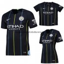 Nuevo Camisetas (Mujer+Ninos) Manchester City 2ª Liga 18/19 Baratas