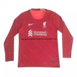 Nuevo Camiseta Manga Larga Liverpool 1ª Liga 21/22 Baratas