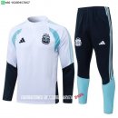 Nuevo Conjunto Completo Sudadera Entrenamiento Argentina 2026 Blanco Azul Baratas