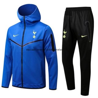 Nuevo Chaqueta Con Capucha Tottenham Hotspur 2022 2023 Azul Baratas