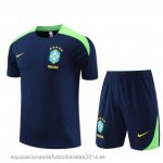 Nuevo Entrenamiento Conjunto Completo Brasil 2024 Azul Marino Verde Baratas Nuevo Entrenamiento Conjunto Completo Brasil 2024 Azul Marino Verde Baratas