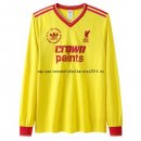 Nuevo Camiseta 3ª Liga Manga Larga Liverpool Retro 1985/1986 Baratas