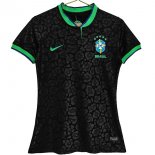 Nuevo 3ª Camiseta Mujer Brasil 2022 Negro Baratas