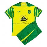 Nuevo Camiseta 1ª Liga Conjunto De Niños Norwich City 21/22 Baratas