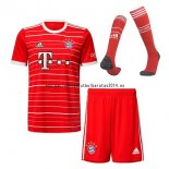 Nuevo 1ª Camiseta Pantalones Calcetines Bayern Múnich 22/23 Rojo Baratas