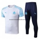Nuevo Camisetas Marsella Conjunto Completo Entrenamiento 19/20 Baratas Azul Blanco