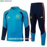 Nuevo Conjunto Completo Sudadera Entrenamiento España 2026 Azul Baratas Nuevo Conjunto Completo Sudadera Entrenamiento España 2026 Azul Baratas