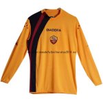 Nuevo 3ª Camiseta Manga Larga As Roma Retro 2005 2006 Amarillo Baratas Nuevo 3ª Camiseta Manga Larga As Roma Retro 2005 2006 Amarillo Baratas