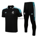 Nuevo Conjunto Completo Polo Real Madrid 22/23 Negro Verde Baratas