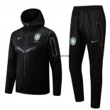 Nuevo Chaqueta Con Capucha Brasil 2022 Negro Baratas