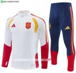 Nuevo Conjunto Completo Sudadera Entrenamiento España 2026 Blanco Rojo Azul Baratas Nuevo Conjunto Completo Sudadera Entrenamiento España 2026 Blanco Rojo Azul Baratas