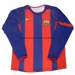 Nuevo Camiseta 1ª Liga Manga Larga Barcelona Retro 2004/2005 Baratas