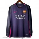 Nuevo 2ª Manga Larga Barcelona Retro 2016 2017 Purpura Baratas Nuevo 2ª Manga Larga Barcelona Retro 2016 2017 Purpura Baratas