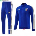 Nuevo Conjunto Completo Ropa Deportiva Con Cremallera Larga Italia 2026 Azul Amarillo Baratas