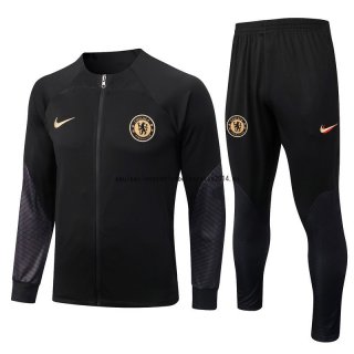 Nuevo Chaqueta Chelsea 22/23 Negro Gris Baratas