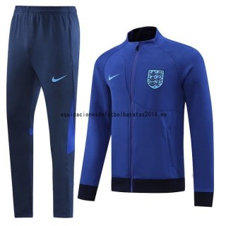 Nuevo Conjunto Completo Ropa Deportiva Con Cremallera Larga Inglaterra 2022 I Azul Baratas