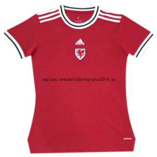 Nuevo Camiseta 1ª Equipación Mujer Gales 2022 Baratas