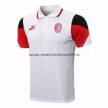 Nuevo Camiseta Polo AC Milan 21/22 Blanco Rojo Negro Baratas