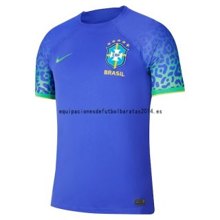Nuevo 2ª Camiseta Brasil 2022 Azul Baratas