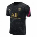 Nuevo Camisetas Entrenamiento Paris Saint Germain 20/21 Negro Oro Baratas