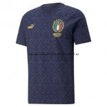 Nuevo Tailandia Camiseta Especial Italia 2022 Azul Marino Baratas