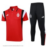Nuevo Conjunto Completo Polo AC Milan 23/24 Rojo Blanco Negro Baratas Nuevo Conjunto Completo Polo AC Milan 23/24 Rojo Blanco Negro Baratas