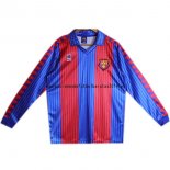 Nuevo Camiseta 1ª Liga Manga Larga Barcelona Retro 1991/1992 Baratas