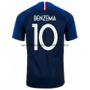 Nuevo Camisetas Francia 1ª Equipación 2018 Benzema Baratas
