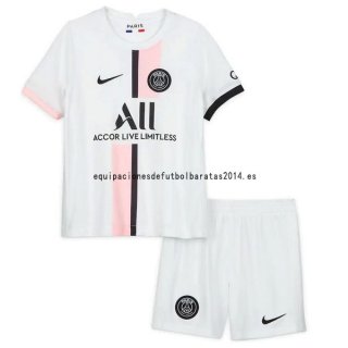Nuevo Camisetas Paris Saint Germain 2ª Liga Niños 21/22 Baratas