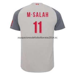 Nuevo Camisetas Liverpool 3ª Liga 18/19 M.Salah Baratas