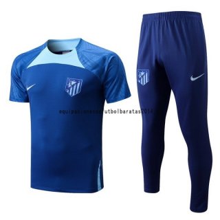Nuevo Entrenamiento Conjunto Completo Atlético Madrid 22/23 Azul Baratas
