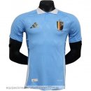 Nuevo Jugadores 2ª Camiseta Belgica 2024 Azul Baratas Nuevo Jugadores 2ª Camiseta Belgica 2024 Azul Baratas