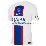 Nuevo Tailandia 3ª Jugadores Camiseta Paris Saint Germain 2022 2023 Blanco Baratas