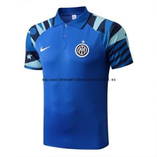 Nuevo Polo Inter Milán 22/23 Azul Verde Baratas