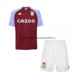 Nuevo Camisetas Aston Villa 1ª Liga Niños 20/21 Baratas
