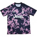 Nuevo Camisetas Edición Limitada Juventus Rosa Negro Liga 19/20 Baratas