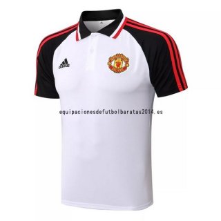 Nuevo Polo Manchester United 22/23 Blanco Negro Rojo Baratas