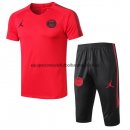Camisetas Entrenamiento Conjunto Completo Paris Saint Germain 18/19 JORDAN Rojo Negro Baratas