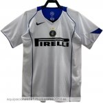 Nuevo 2ª Camiseta Inter Milan Retro 2004 2005 Blanco Baratas Nuevo 2ª Camiseta Inter Milan Retro 2004 2005 Blanco Baratas