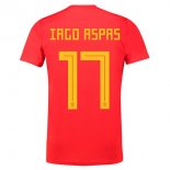 Nuevo Camisetas Espana 1ª Equipación 2018 Iago Aspas Baratas