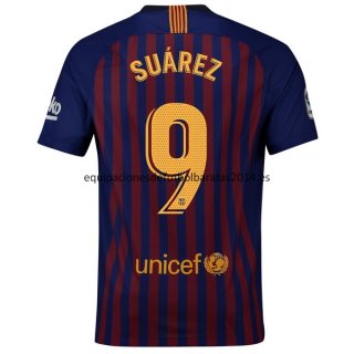 Nuevo Camisetas FC Barcelona 1ª Liga 18/19 Suarez Baratas