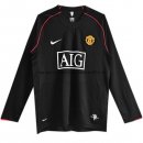 Nuevo Camiseta 2ª Liga Manga Larga Manchester United Retro 2007/2008 Baratas