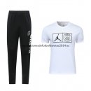 Camisetas Entrenamiento Conjunto Completo Paris Saint Germain 18/19 JORDAN Negro Blanco Baratas
