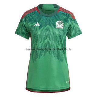 Nuevo 1ª Camiseta Mujer México 2022 Baratas