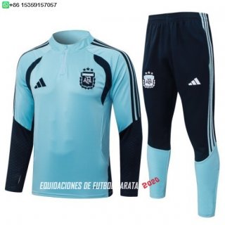 Nuevo Conjunto Completo Sudadera Entrenamiento Argentina 2026 Azul Baratas