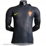 Nuevo Tailandia Especial Jugadores Camiseta Portugal 2024 Gris Negro Baratas Nuevo Tailandia Especial Jugadores Camiseta Portugal 2024 Gris Negro Baratas