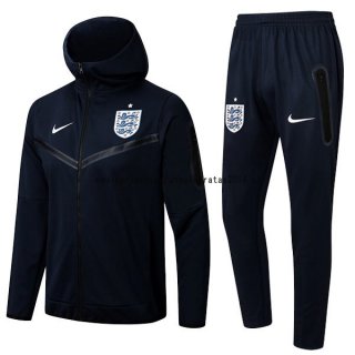 Nuevo Chaqueta Con Capucha Inglaterra 2022 Azul Marino Baratas