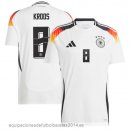 Nuevo NO.8 Kroos Tailandia 1ª Camiseta Alemania 2024 Blanco Baratas Nuevo NO.8 Kroos Tailandia 1ª Camiseta Alemania 2024 Blanco Baratas
