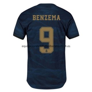 Nuevo Camisetas Real Madrid 2ª Liga 19/20 Benzema Baratas